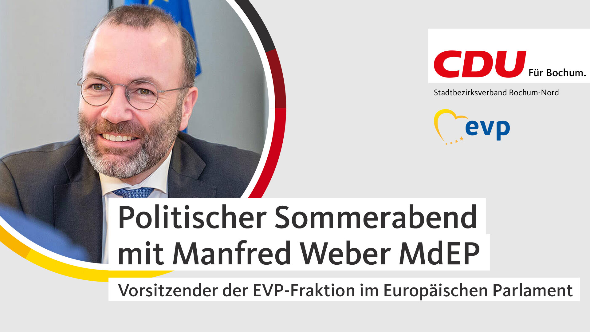 Politischer Sommerabend mit Manfred Weber (MdEP)
